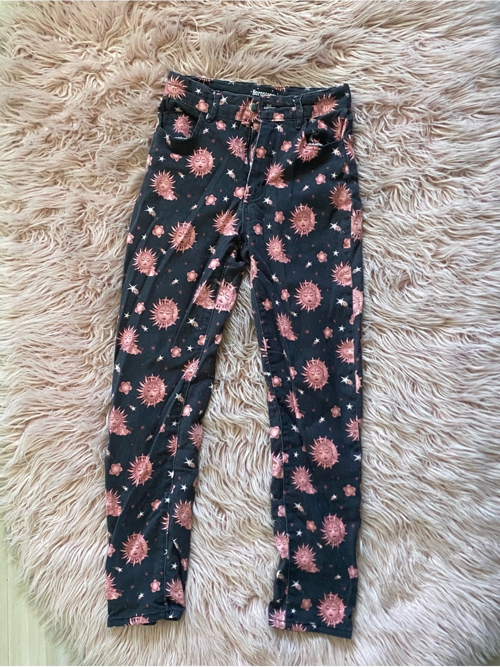 Dolls Kill Horoscopez Sun Print Jeans